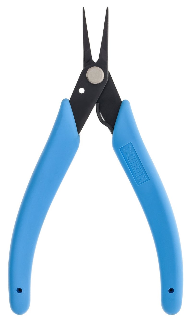 Xuron - 450S Tweezer Nose Pliers - Serrated - Image 1